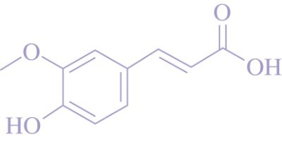 阿魏酸的化学结构